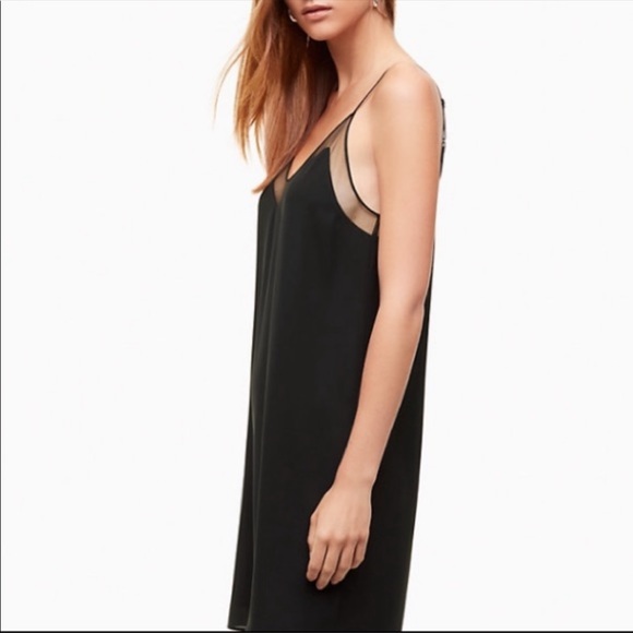 Babaton Midi Slip Dress Ciro Mesh Inset - Picture 3 of 6